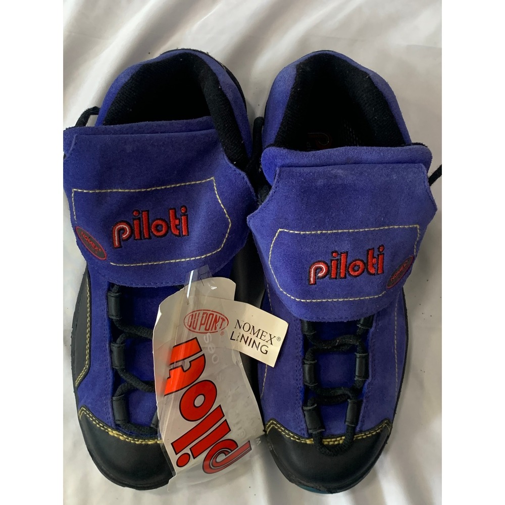 Piloti Corsa Purple Suede Driving Shoes Racing Sneakers Mens 7 Nomex Lining #896